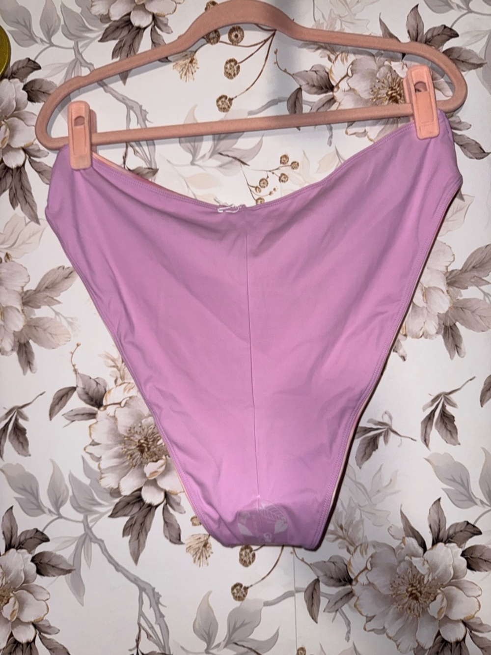 POPFLEX Tie-Dye Pastel High-Cut Bikini Bottoms - Pink, Yellow, Purple - Picture 4 of 4